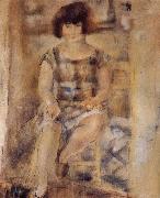 Jules Pascin Lucy at the afternoon Spain oil painting artist